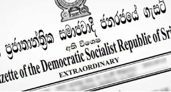 Extraordinary Gazette Issued For Companies
